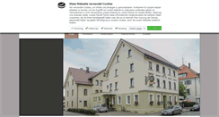 Desktop Screenshot of gasthof-rebstock-fn.de