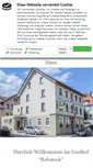 Mobile Screenshot of gasthof-rebstock-fn.de